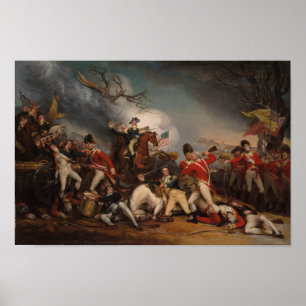 The Battle of Princeton - John Trumbull Poster