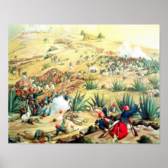 The Battle of Puebla, 5 May 1862 Poster (Front)