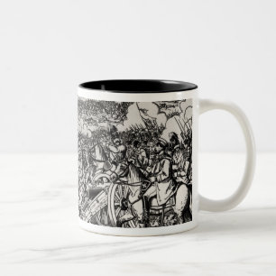 The Battle of Sadowa, 3rd July 1866 Two-Tone Coffee Mug