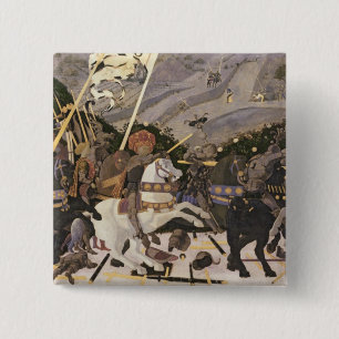 The Battle of San Romano, c.1438-40 15 Cm Square Badge