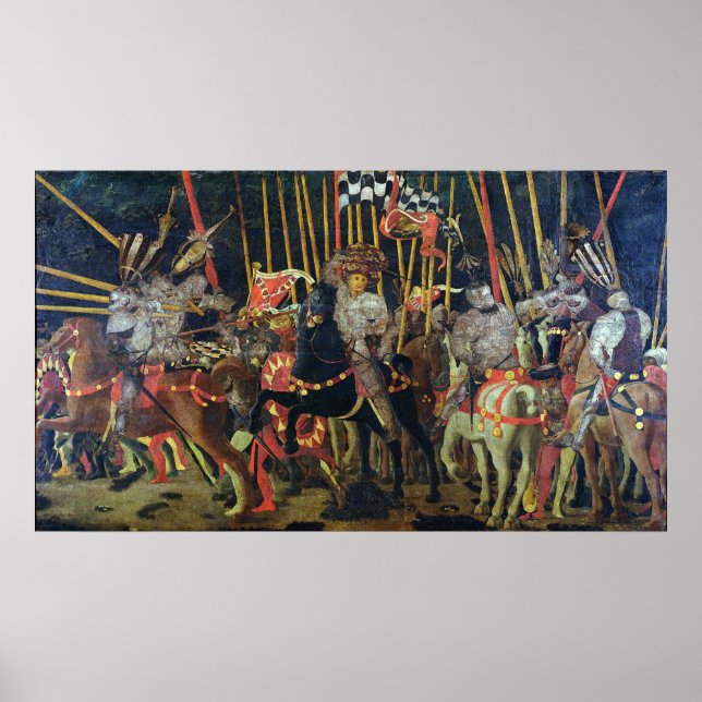 The Battle of San Romano in 1432, c.1456 Poster (Front)