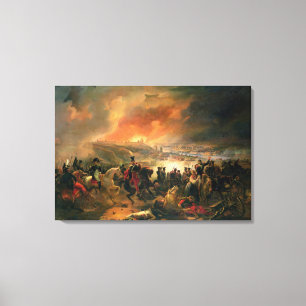 The Battle of Smolensk, 17th August 1812, 1839 Canvas Print