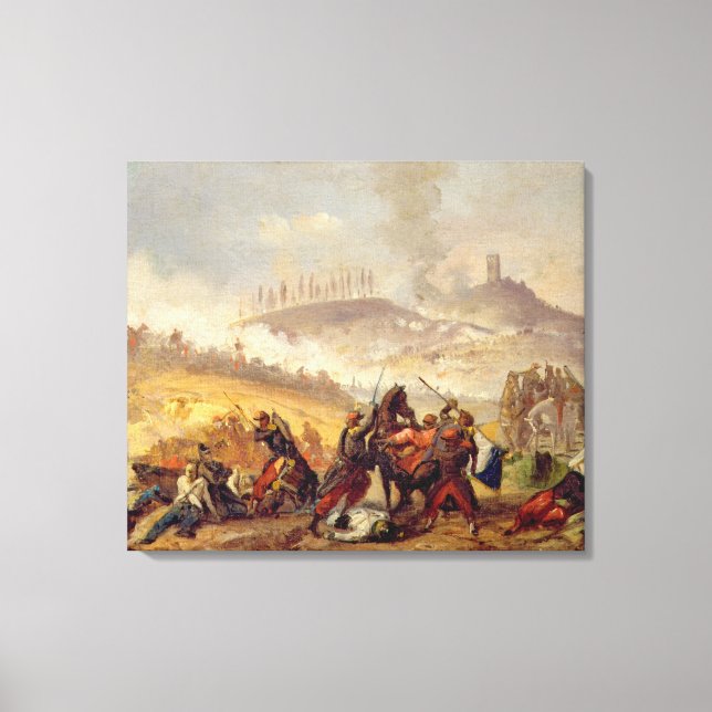 The Battle of Solferino Canvas Print (Front)