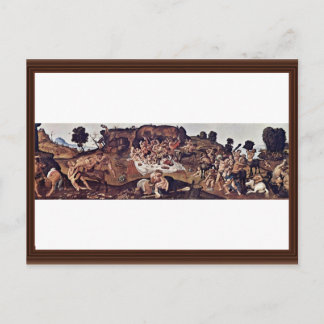 The Battle Of The Centaurs And Lapiths By Piero Postcard