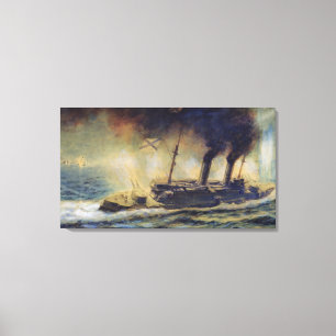 The Battle of the Gulf of Riga, August 1915, 1940 Canvas Print