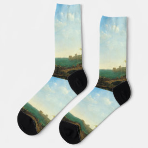 The Battle of the Milvian Bridge by Claude Lorrain Socks