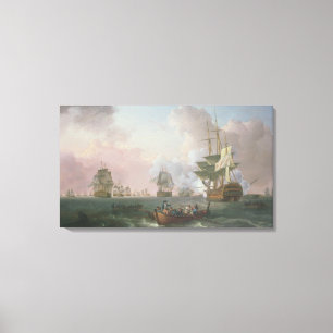 The Battle of the Nile Canvas Print