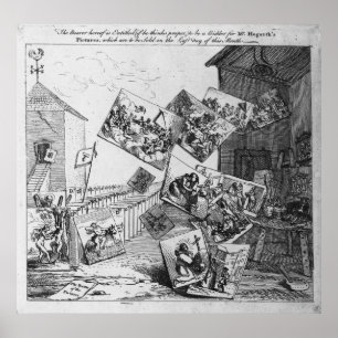 The Battle of the Pictures, 1745 Poster