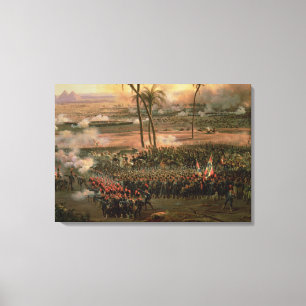 The Battle of the Pyramids, 21 July 1798, 1806 Canvas Print