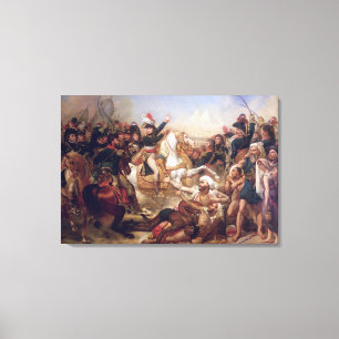 The Battle of the Pyramids, 21st July 1798 Canvas Print