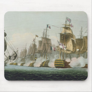 The Battle of Trafalgar, 21st October 1805, engrav Mouse Mat