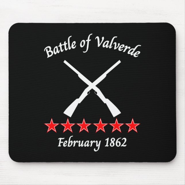 The Battle Of Valverde New Mexico 1862 Civil Battl Mouse Mat (Front)