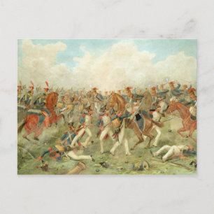The Battle of Vitoria, June 21st 1813 (w/c on pape Postcard