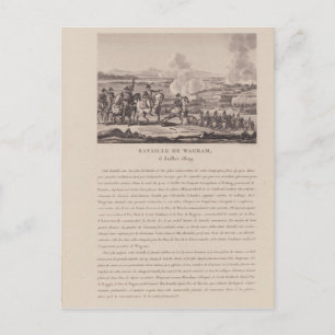 The Battle of Wagram on 6th July 1809 Postcard
