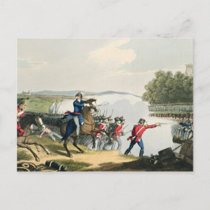 The Battle of Waterloo Decided by the Duke of Well Postcard