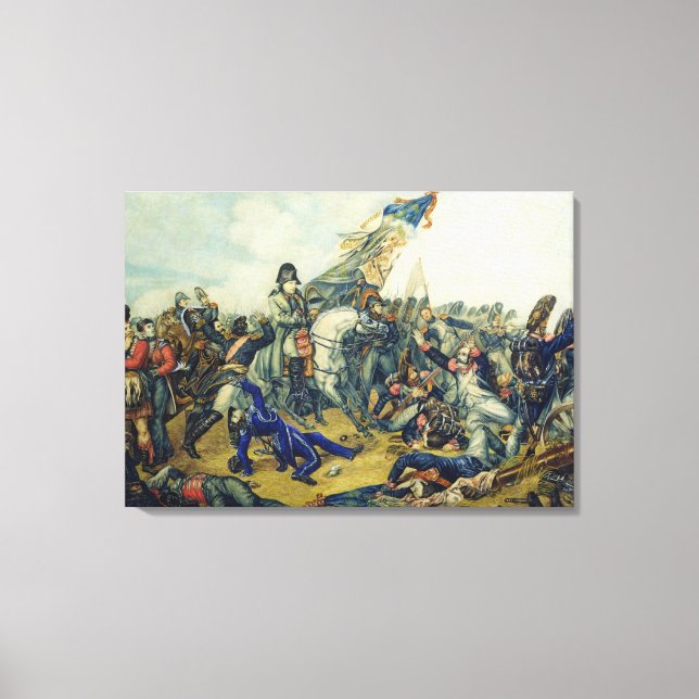 The Battle of Waterloo in 1815, 1831 Canvas Print (Front)