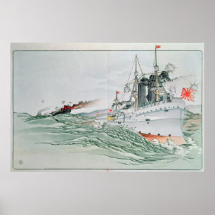 The Battle of Yalu, 17th September 1894 Poster