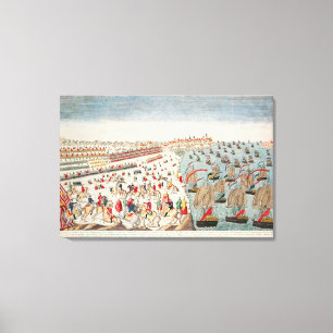 The Battle of Yorktown, 19th October 1781 Canvas Print