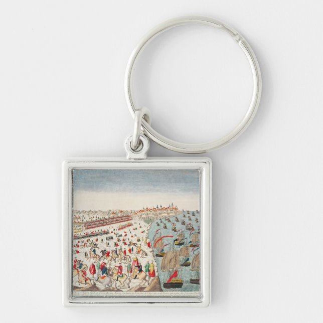 The Battle of Yorktown, 19th October 1781 Key Ring (Front)