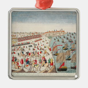 The Battle of Yorktown, 19th October 1781 Metal Tree Decoration