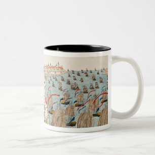The Battle of Yorktown, 19th October 1781 Two-Tone Coffee Mug