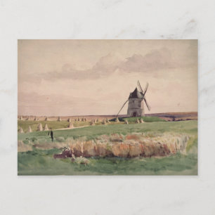 The Battlefield of Crecy, 26 August, 1346 Postcard