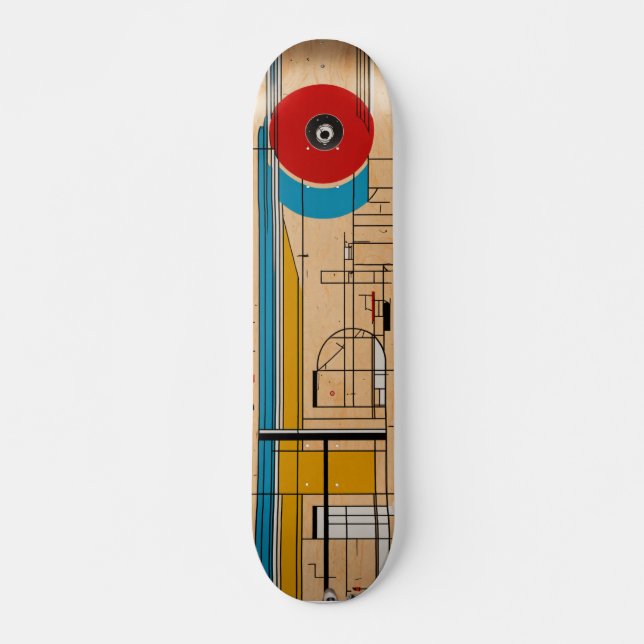 the Bauhaus spirit in every kickflip and grind Skateboard (Front)