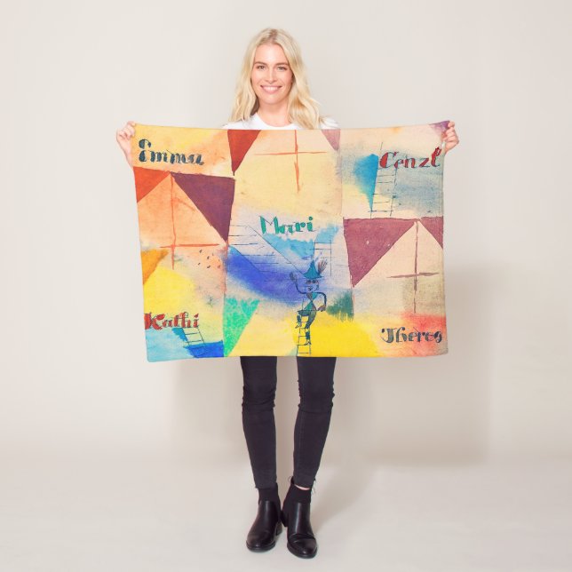 The Bavarian Don Giovanni, Klee Fleece Blanket (In Situ)