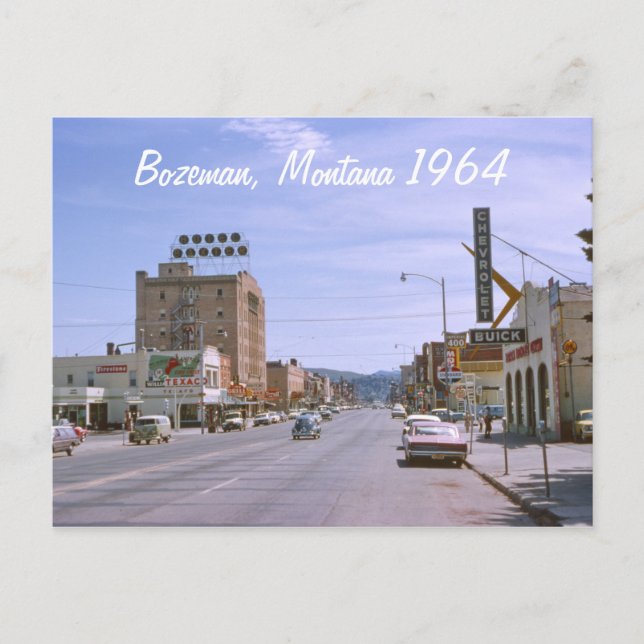 The Baxter Hotel Bozeman Montana 1964 Postcard (Front)