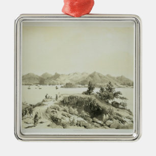 The Bay and Island of Hong Kong, plate 4 from 'Ske Metal Tree Decoration
