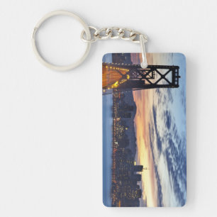The Bay Bridge from Treasure Island Key Ring