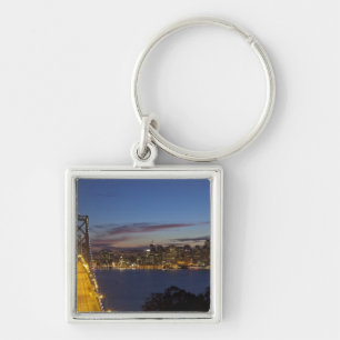 The Bay Bridge from Treasure Island Key Ring