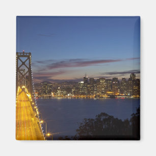 The Bay Bridge from Treasure Island Magnet