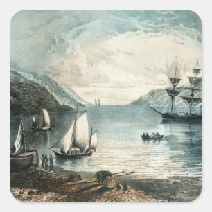 The Bay of Annapolis, c.1880 Square Sticker