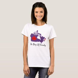The Bay of Fundy Nova Scotia love canada pin it T-Shirt