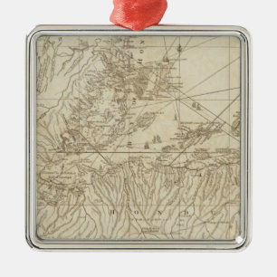 The Bay of Honduras Metal Tree Decoration