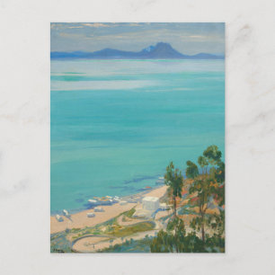 The Bay of Tunis, Morning   Sir John Lavery Postcard
