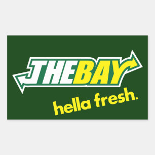 The Bay Way Rectangular Sticker