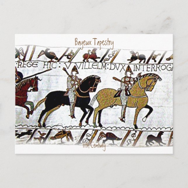 The Bayeux Tapestry a4 Postcard (Front)