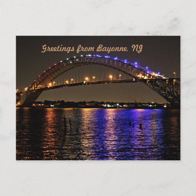 The Bayonne Bridge postcard (Front)
