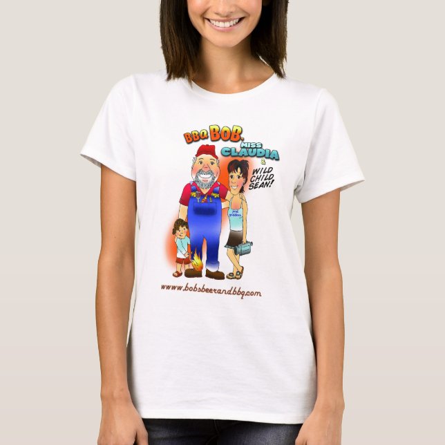 The BBQ Bob Show Baby Doll Tee (Front)