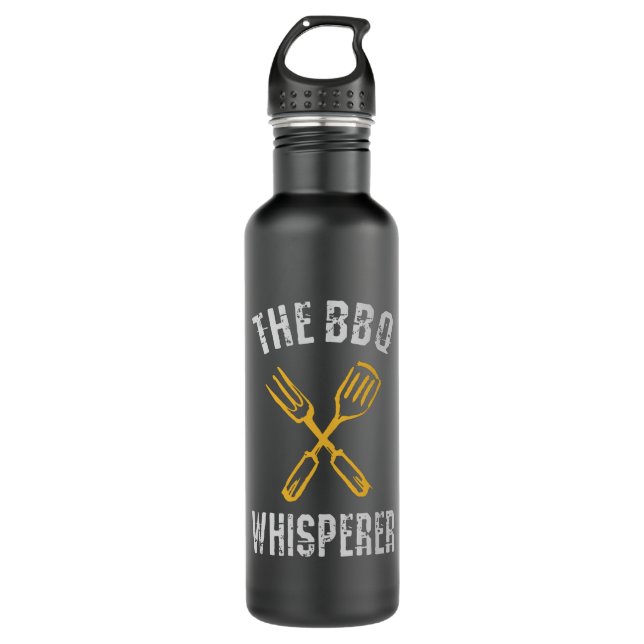 The BBQ Whisperer 710 Ml Water Bottle (Front)