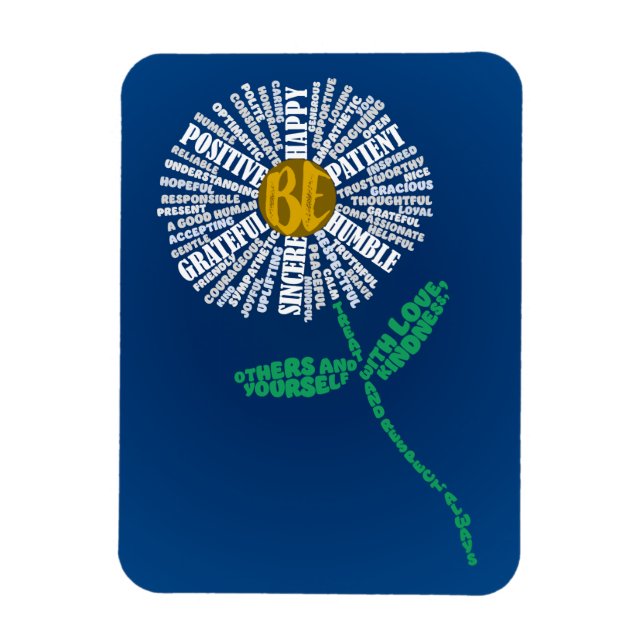 The Be-Attitudes Magnet (Vertical)