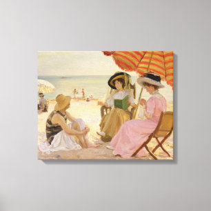 The Beach, 1929 Canvas Print