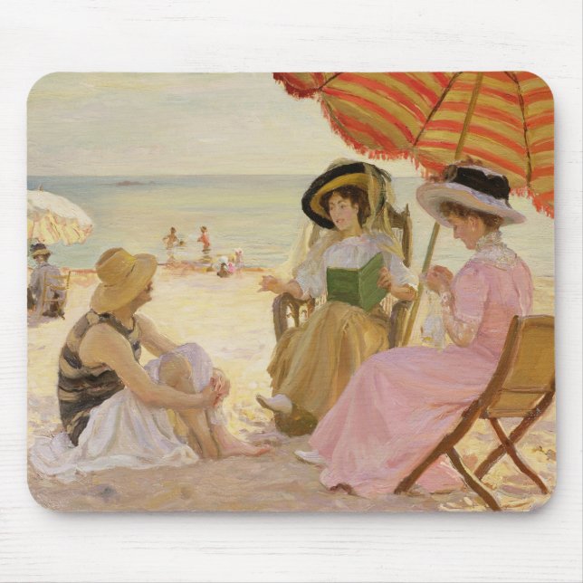 The Beach, 1929 Mouse Mat (Front)