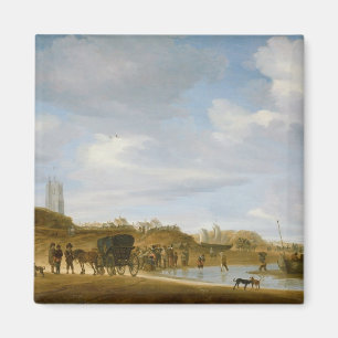 The Beach at Egmond-an-Zee Magnet