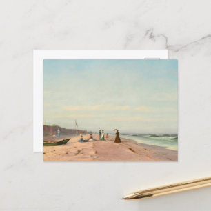 The Beach At Long Branch, New Jersey Postcard