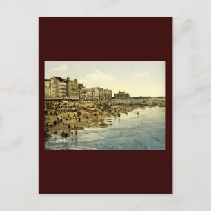 The beach at Ostend Belgium Postcard