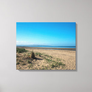 The Beach At Troon Scotland Postcard Poster Photo Canvas Print