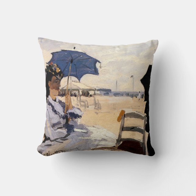 The Beach at Trouville Cushion (Front)